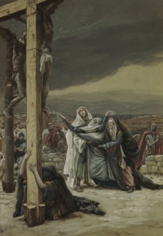 Mater Dolorosa James Tissot (1836-1902 French) Canvas Art - James Tissot (18 x 24)