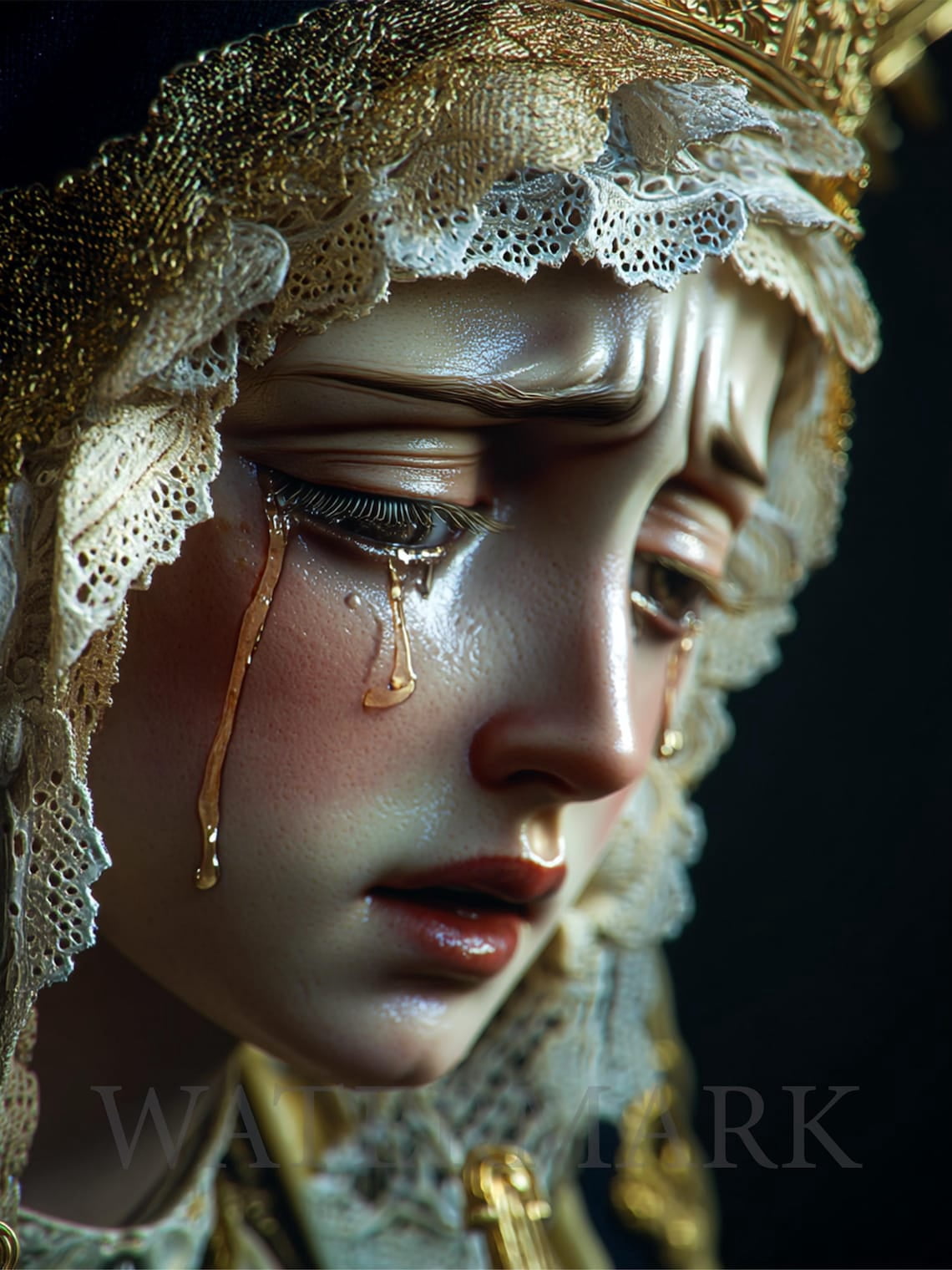 Mater Dolorosa Our Lady of Sorrows Wall Art Poster, Unframed Paper ...