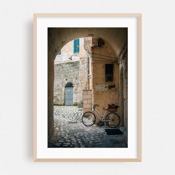 Matera Italy Rustic Architecture Scenic Poster Unframed Paper Print