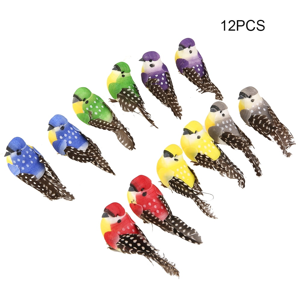 Material Artificial Simulation Foam Bird, Artificial Feather Birds, For