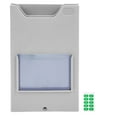 thumbnail image 1 of Warehouse Material Card Rack 5 Slot Hanging Time Card Holder Plastic Grey 11.02 x 4.92 x 1.96 Home and Office Use, 1 of 6