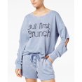 thumbnail image 1 of Material Girl Active Juniors Cutout Graphic Sweatshirt Infinity M, 1 of 1