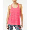 thumbnail image 1 of Material Girl Active Juniors' Sheer Racerback Tank Top Flashmode S, 1 of 1