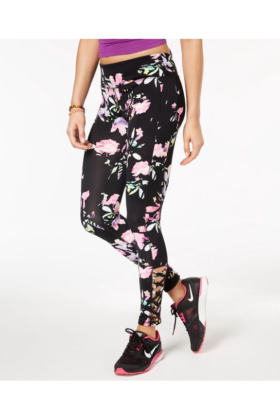 Active Juniors Spring Bloom Caged Leggings Spring Bloom 2XS