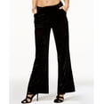 thumbnail image 1 of Material Girl Juniors Crushed Velvet Pants Caviar XL, 1 of 1