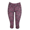thumbnail image 1 of Material Girl Active Juniors Printed Cropped Leggings Multi Space Dye S, 1 of 3