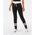 thumbnail image 1 of Material Girl Juniors Striped Jogger Pants Black M, 1 of 1
