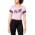 thumbnail image 1 of Material Girl Juniors Tie Back Cropped Top Orchid XL, 1 of 3