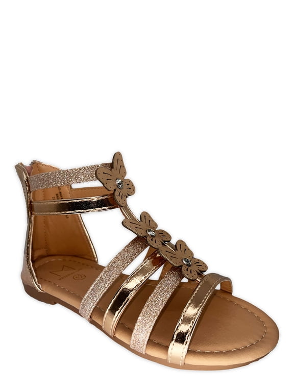 Little & Big Girl Butterfly Gladiator Sandals