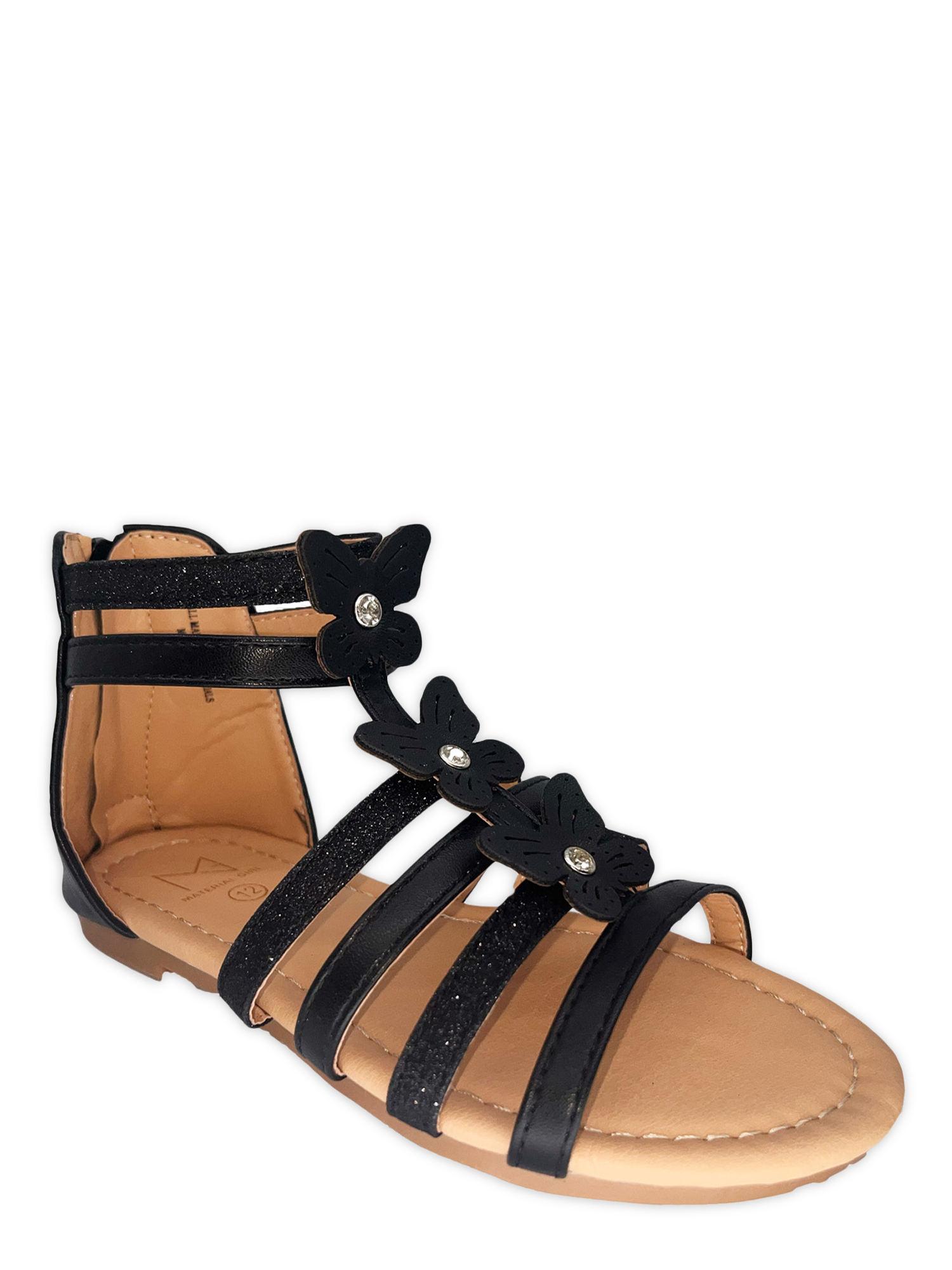 Material Girl Little & Big Girl Butterfly Gladiator Sandals - Walmart.com