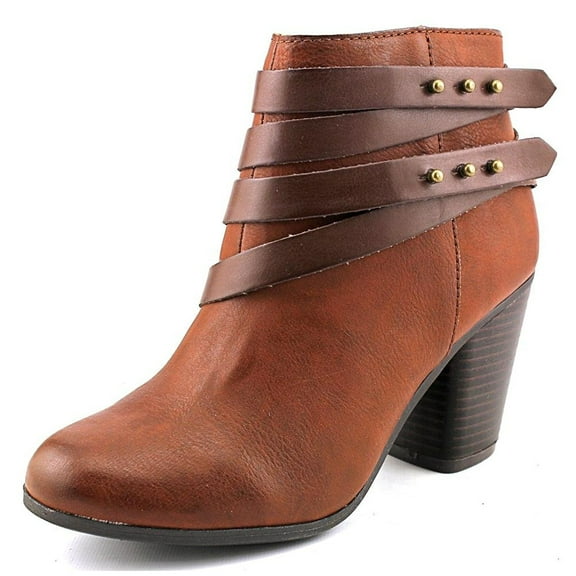 Material Girl Mini Women US 7 Brown Ankle Boot