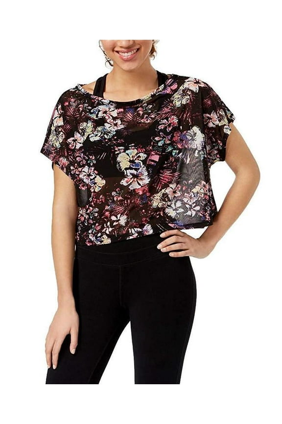 | Printed Active Top | Black | Size M