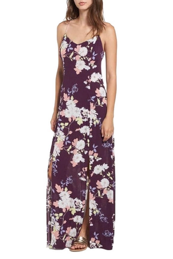 Womens Love, Fire Gauze Floral Maxi Dress