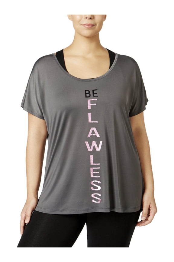 Womens Plus Matte Jersey Short Sleeve T-Shirt