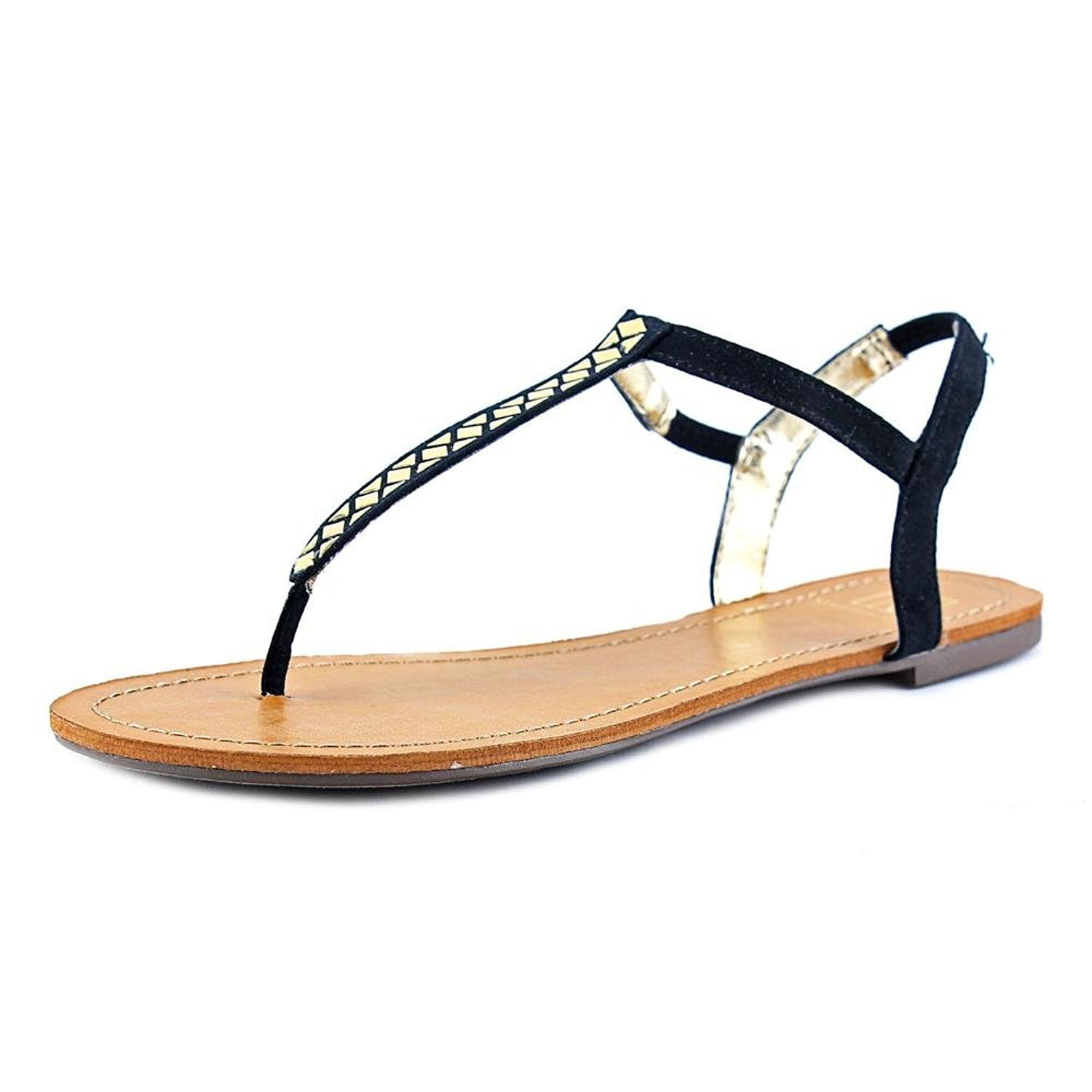 Material girl black sandals deals