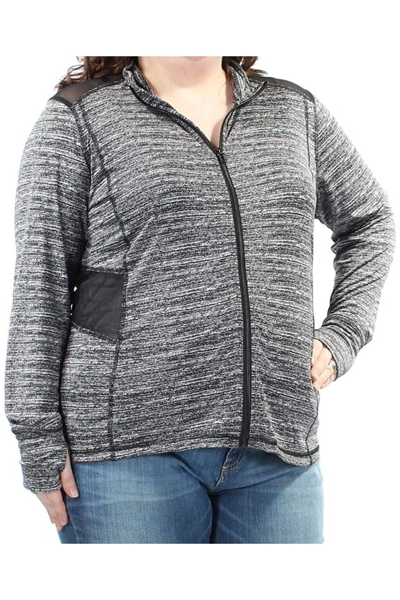 Womens Space dye Full Zip Jacket