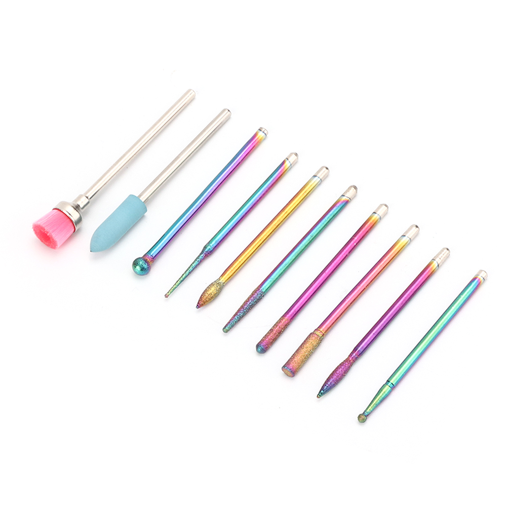 Material Nail Drill Bits, Nail Drill Bit Set, Special Design Beauty Salon Salon Shop Manicure