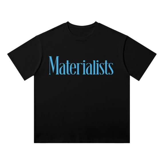 Materialists 2025 Movie Cotton T-shirt Harajuku Short Sleeve Hip Hop Crew Neck Tees