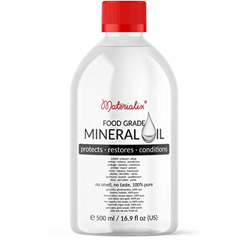 Materialix Food Grade Mineral Oil 16.9 fl oz for wood, bamboo