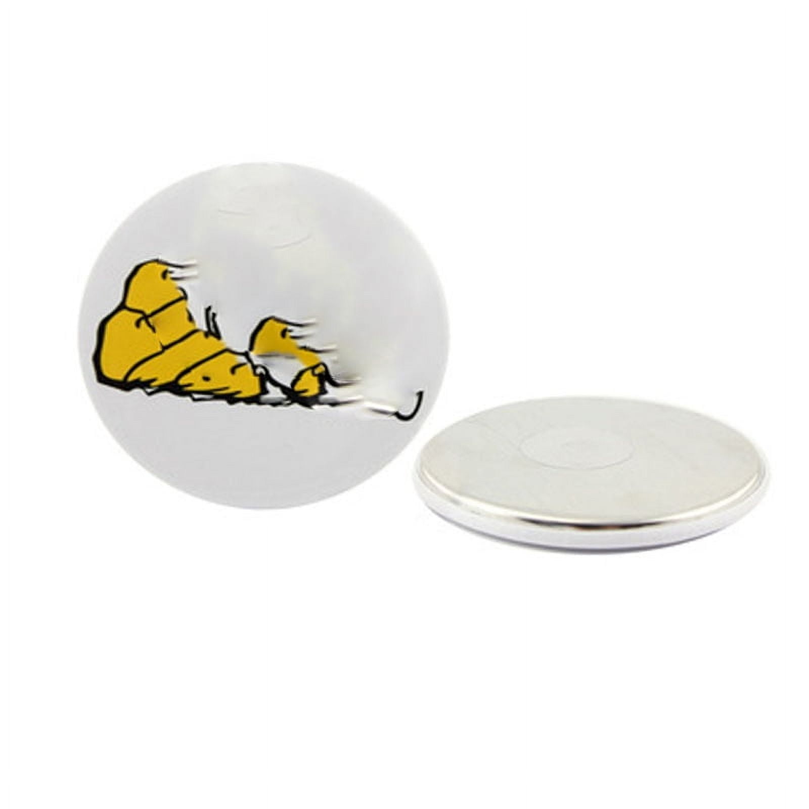 Materials Magnetic Fridge Button Pins Blank Button Badge Parts Maker 25MM 100PCS ,Beginner-Friendly