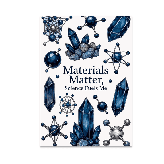 Materials Matter Science Fuels Me - Science Enthusiast - 13x19 Poster Print