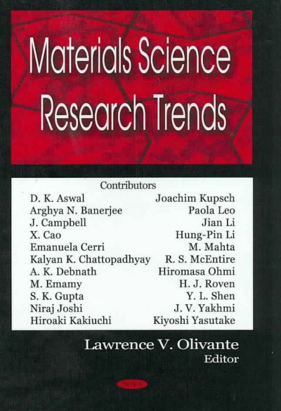 Materials Science Research Trends - Walmart.com