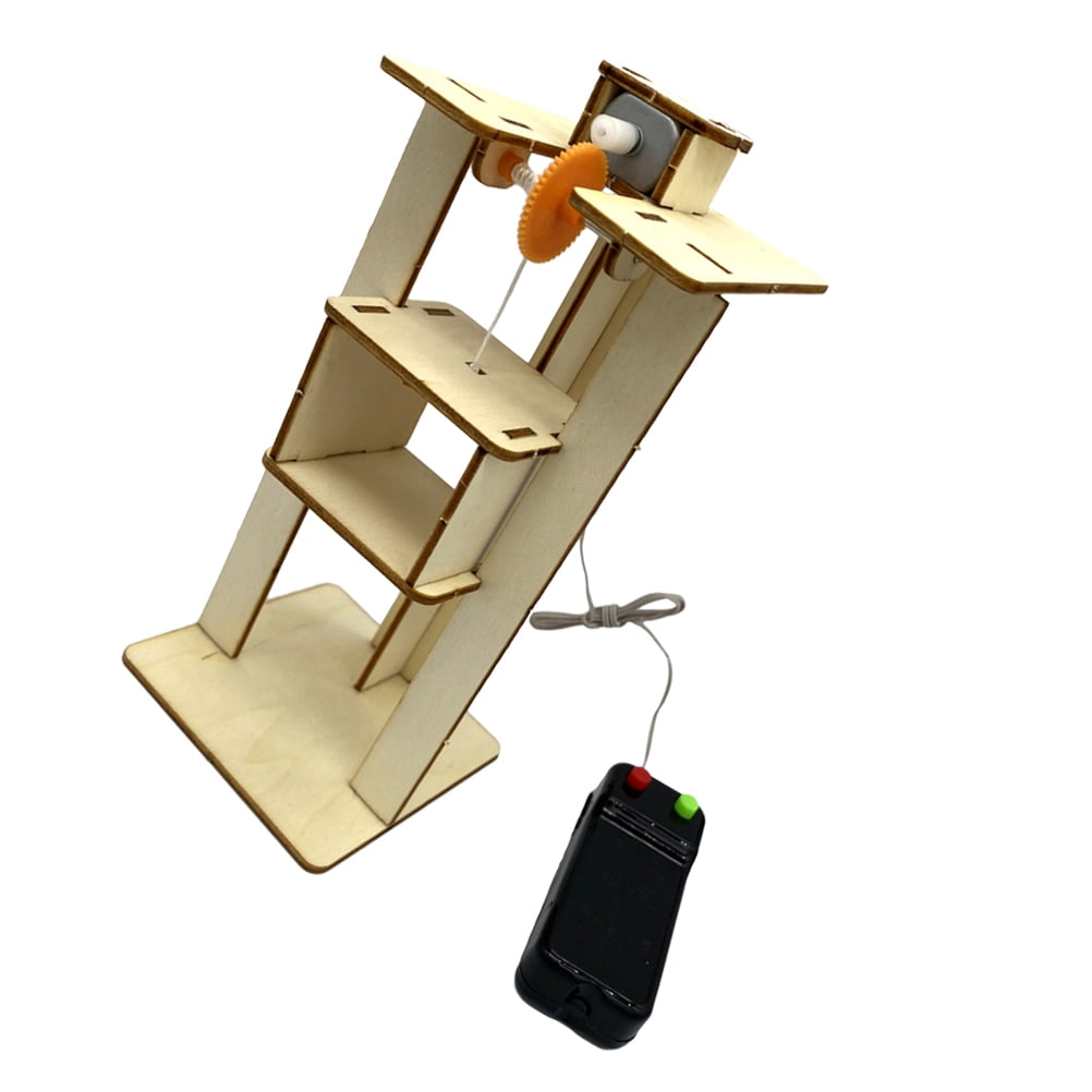 Materials for Making Elevators Toys Wooden Elevator Kid Toy Brain Toy
