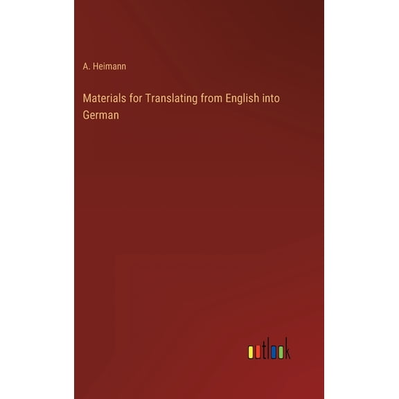 Materials for Translating from English into German (Hardcover)