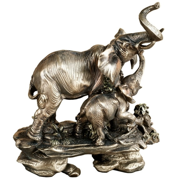 Maternal Affection Sculpture Antique Gold