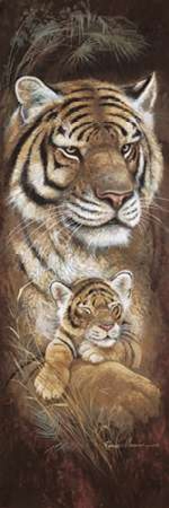Maternal Instinct Canvas Art - Ruane Manning (8 x 24)