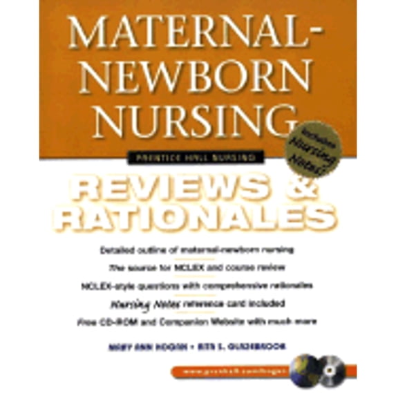 Pre-Owned Maternal-Newborn Nursing: Reviews & Rationales (Paperback) 0130304565 9780130304568