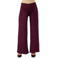 thumbnail image 1 of Maternity 24Seven Comfort Apparel Palazzo Pants Color: Red Size: S-MAT, 1 of 4