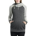 thumbnail image 1 of Maternity Active Asymmetrical Zip Sweatshirt Hoodie, 1 of 3