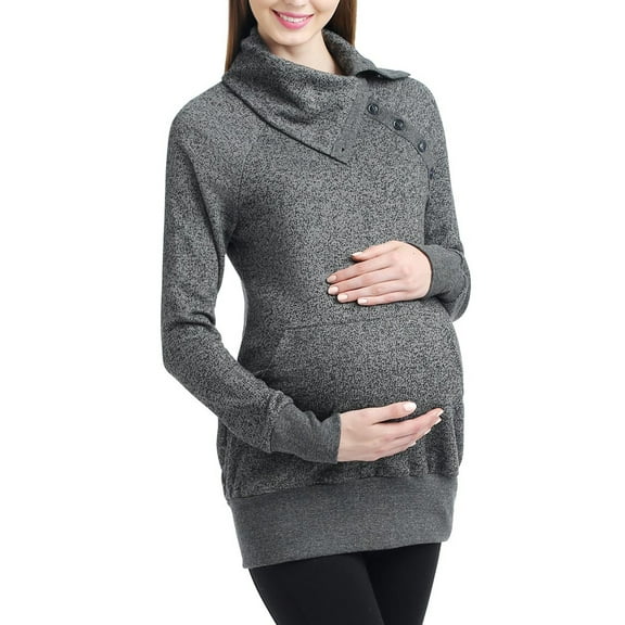 Maternity Active Envelope Collar Sweatshirt
