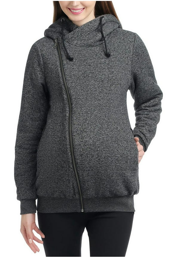 Maternity Active Hooded Sweatshirt Jacket