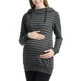 thumbnail image 1 of Maternity Active Hooded Sweatshirt Jacket, 1 of 3