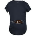thumbnail image 1 of Maternity African American Baby Peeking Funny T shirts Pregnancy Annoucement T shirt, 1 of 6