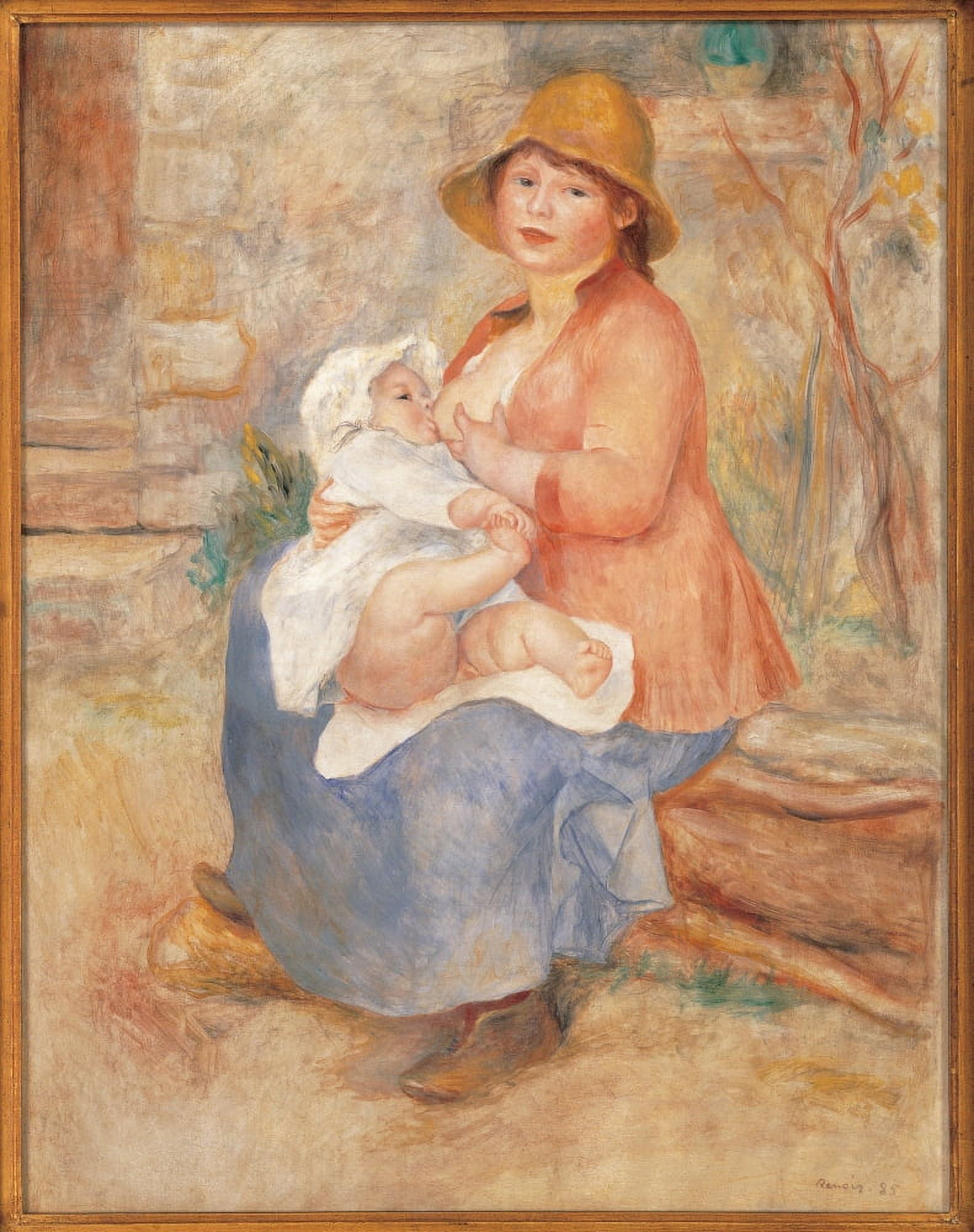 Maternity Also Called Child At The Breast Canvas Art - (18 x 24)