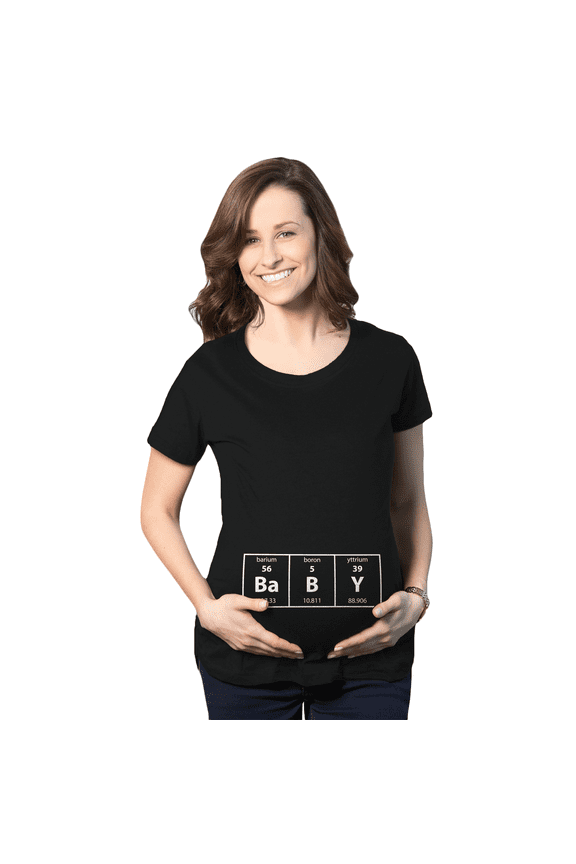 Maternity Baby Element Funny Announcement T Shirt Cool Pregnant Top