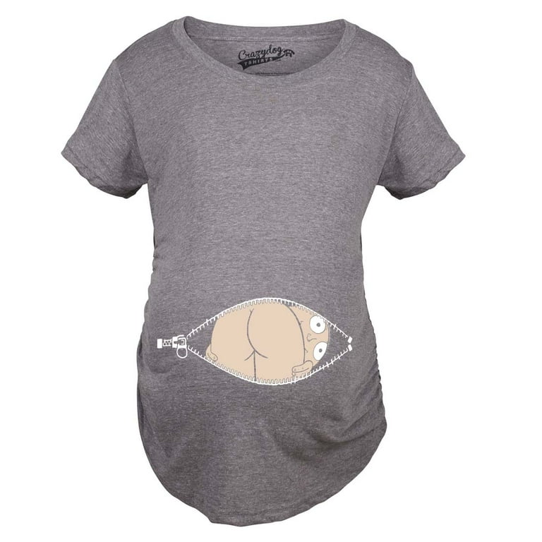 Tiebreaker pregnancy announcement shirt 3rd baby reveal flamingo and grey shirts : Handmade Products