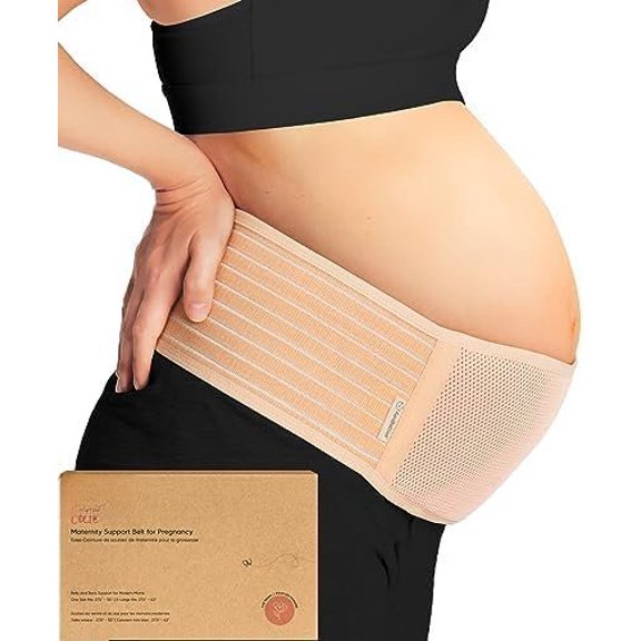 Maternity Bands for - Soft & Breathable Support Band, Adjustable Maternity Belt for , Support, Comfortable, Easy to Use (Classic , 2XL)