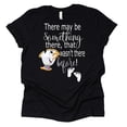 thumbnail image 1 of Maternity Beauty and The Beast Chip Miss Pots Unisex T Shirt Pregnancy Announcement Tee Shirt (Black, 3X Large), 1 of 2