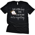 thumbnail image 1 of Maternity Beauty and The Beast Chip Miss Pots Unisex T Shirt Pregnancy Announcement Tee Shirt (Black Men's, XX Large), 1 of 2
