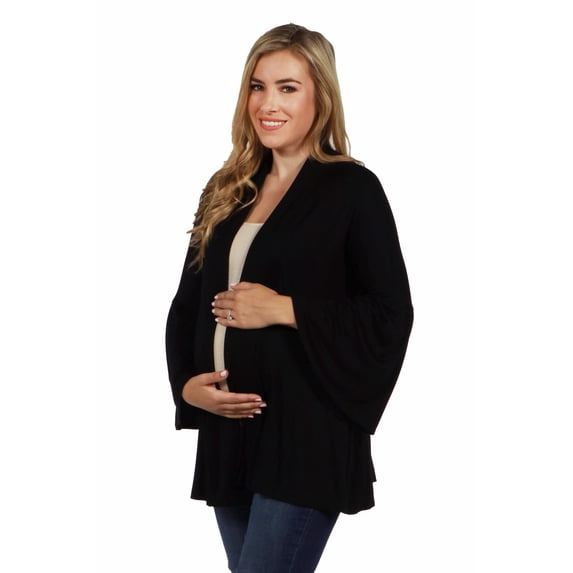 Maternity Bell Sleeve Flared Cardigan
