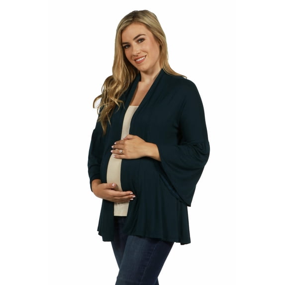 Maternity Bell Sleeve Flared Cardigan