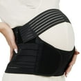 thumbnail image 1 of Maternity Belly Bands for Pregnant Women – Adjustable Belly Band for Pelvic & Back Pain – Ideal Supportive Belt for All Stages of Gestation – Pregnancy Must Haves for To Be Moms (Black, Medium), 1 of 10