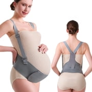 Maternity Belt Back Support Adjustable Pregnancy Belly Band for Pregnant Back Pelvic Hip Pain, Maternity Belly Support Belt for Pregnant Mom Gifts