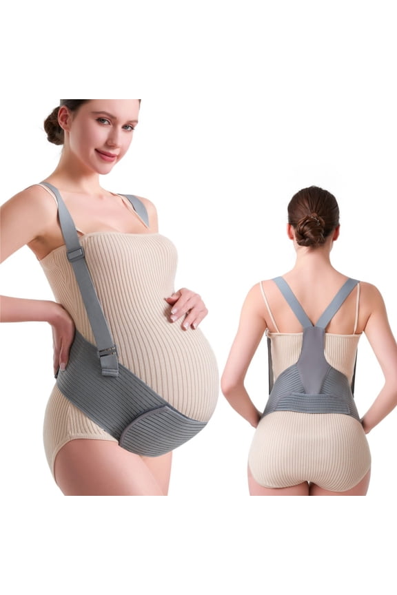 Maternity Belt Back Support Adjustable Pregnancy Belly Band for Pregnant Back Pelvic Hip Pain, Maternity Belly Support Belt for Pregnant Mom Gifts