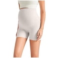 thumbnail image 1 of Maternity Biker Shorts Over Belly High Waisted for Pregnancy Yoga Workouts Gray M, 1 of 6