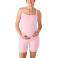 thumbnail image 1 of Maternity Bodysuit Shorts Pregnancy Jumpsuit Sleeveless Tank Top Romper Shapewear Padded, 1 of 4